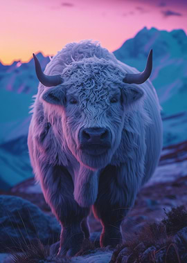 Cow Aesthetic Sunset