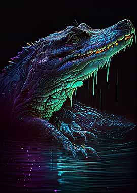 Neon Gator Glare