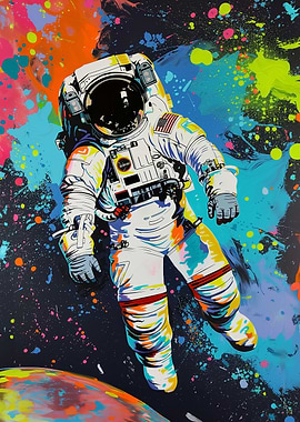 Pop Art Astronaut