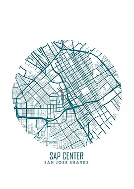 SAP Center Map