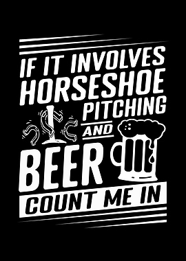 Horseshoe Pitching Beer