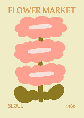 Flower Market 2 pink