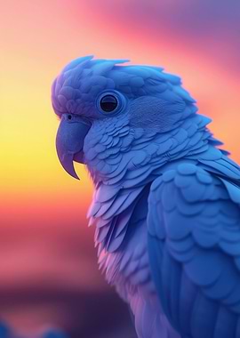 Parrot Aesthetic Sunset