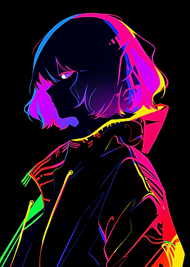 Chic Neon Silhouette