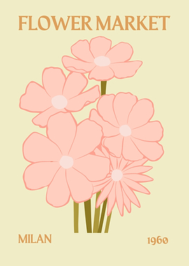 Flower Market 5 pink