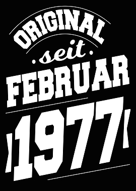 Februar 1977 47 Jahre