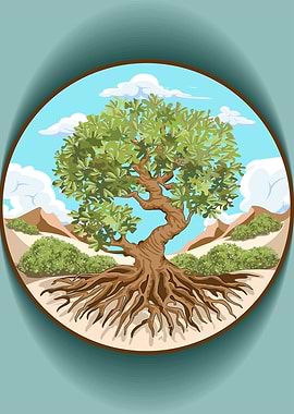 Olive tree Peace symbol