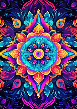 Psychedelic Mandala No.8