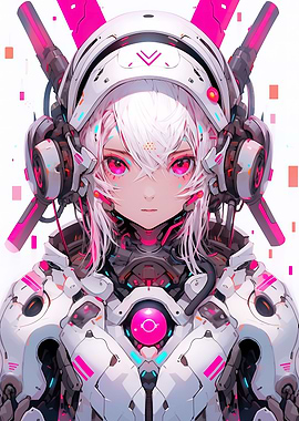 Girl In Cybernetic Suit