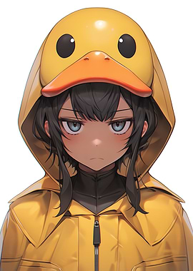 Anime Girl Duck Costume