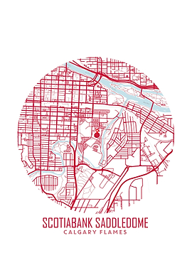 Scotiabank Saddledome Map