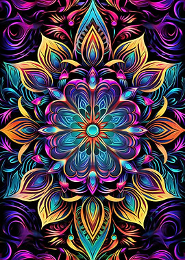 Psychedelic Mandala No.5