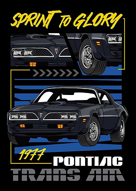 Iconic Retro Muscle Car