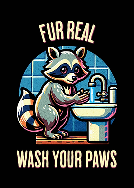 Wash Your Hands Cute Coon