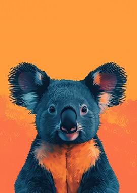 Koala Bear in Orange