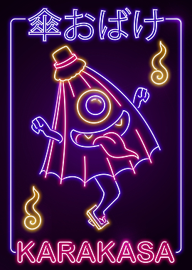 Neon Karakasa Yokai