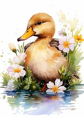 Duck Watercolor