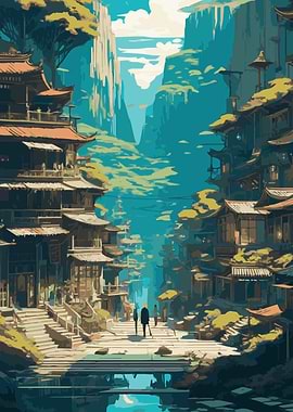 Surreal Anime Scenery 1