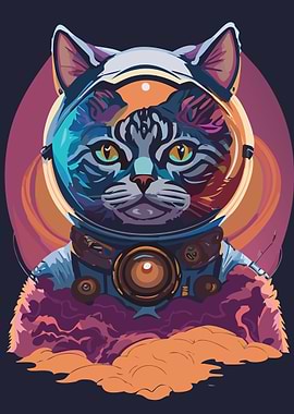 Astronaut car Portrait