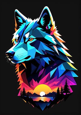Isometric Wolf