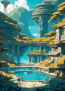 Surreal Anime Scenery 4