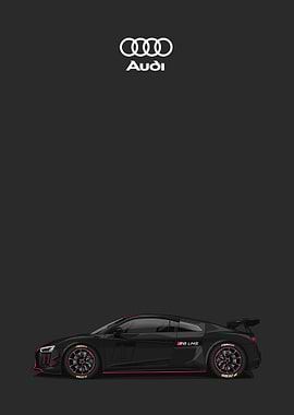 audi R8 black