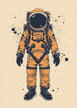 Orange Astronaut