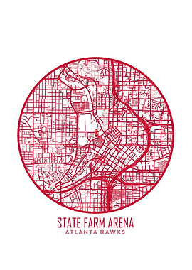 State Farm Arena Map