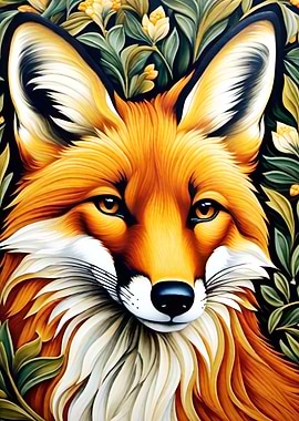 Art Nouveau Fox Morris