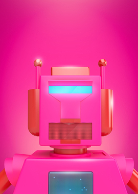 Pink robot