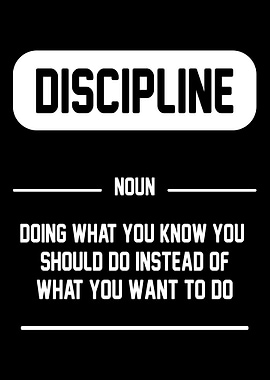 Discipline Defined
