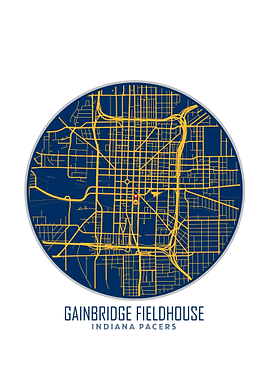 Gainbridge Fieldhouse Map
