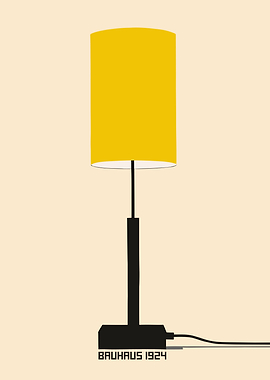 Bauhaus Lamp Poster
