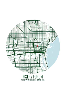 Fiserv Forum Map