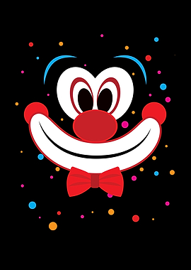 Clown Face Costume