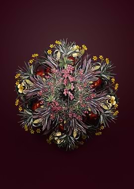 February Daphne Wreath