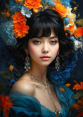 Girl with the Starry Crown