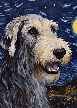 Irish Wolfhound Starry