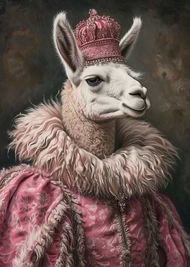 Renaissance Rococo Llama