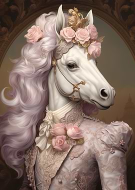 Renaissance Rococo Horse