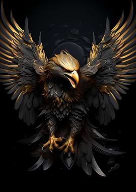 Wild Golden Eagle Bird