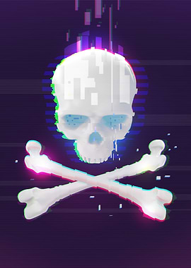 Glitch skull