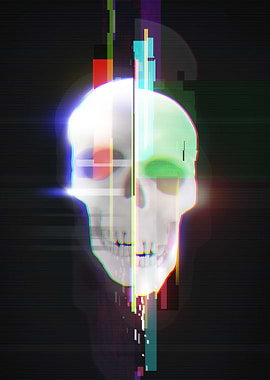 Glitch skull