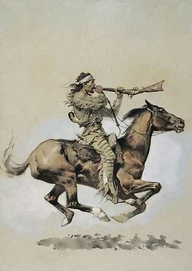 Warrior Loading A Gun