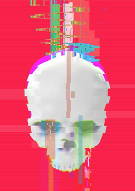 Glitch skull