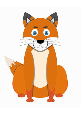 Cartoon fox