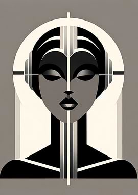 Metropolis style portrait