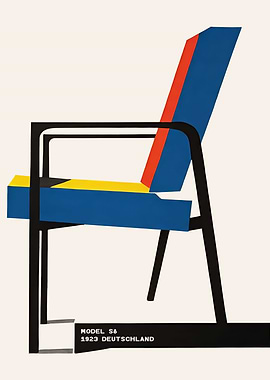 Bauhaus Chair Poster