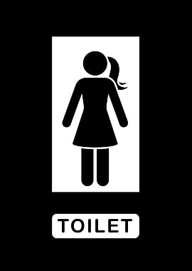 toilet women