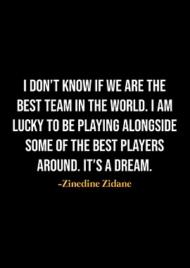 Zinedine Zidane Quotes